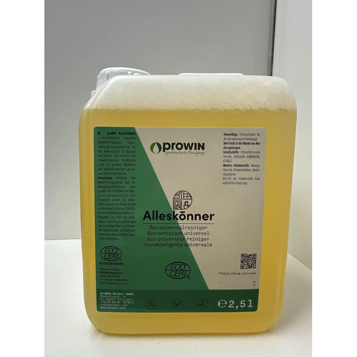Універсальний засіб для чищення proWIN, каністра 2,5 літра