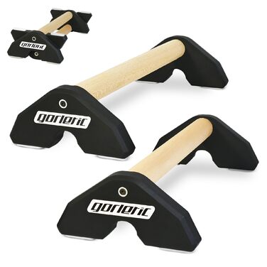 Паралети LowFit PRO Gorletic Calisthenics - Гімнастичні паралети, легке транспортування, протестовані спортсменами, преміальний магнітний дизайн, чорний