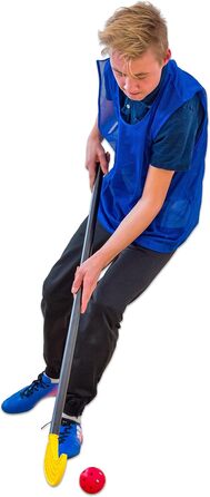 Набір хокейних ключок Betzold Uni-Hockey Set Pro - 12 хокейних ключок, м&39ячі на 3 отвори, флорбольні, просунуті, без кольору