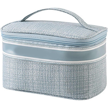 Водонепроникний органайзер для дорожньої косметики з великим простором для жінок, синій, один розмір