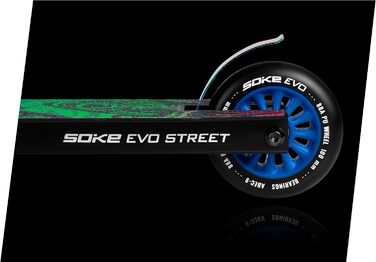 Трюковий самокат Soke EVO Street ABEC-9, чорний