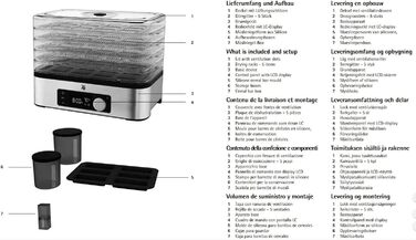 Дегідратор з нержавіючої сталі, дегідратор з 5 відділеннями, 30-70C, 24-годинний таймер, сушарка для фруктів, дегідратор, 2 коробки, батончик мюслі, одинарний без BPA