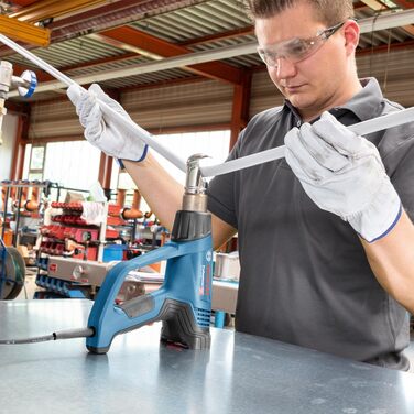 Професійний фен Bosch GHG 23-66 (до 650 C, 4 регульовані програми, в т.ч. насадки, набір термоусадочних трубок, L-BOXX)