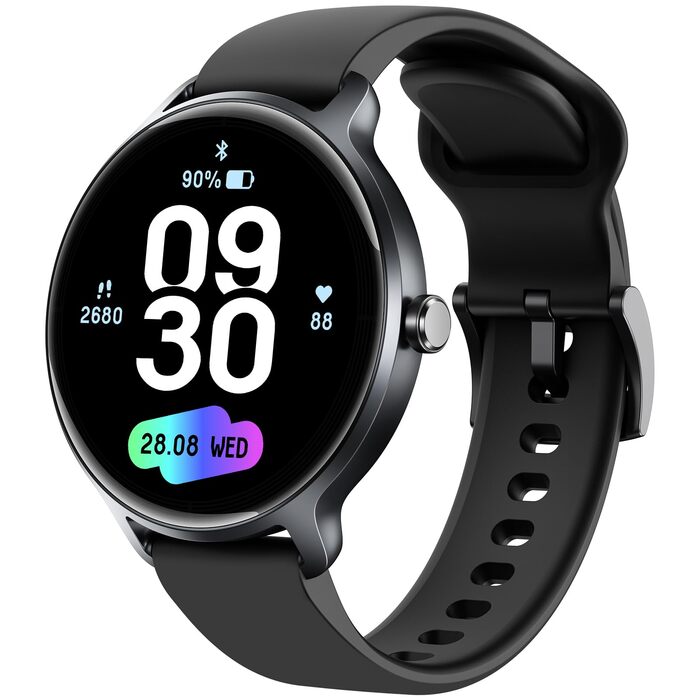 Розумний годинник для чоловіків та жінок, круглий, 1,27-дюймовий AMOLED-розумний годинник з функцією телефону, фітнес-годинник для чоловіків з монітором серцевого ритму, монітором SpO2, монітором сну, крокоміром, 120 спортивних режимів, водонепроникний IP