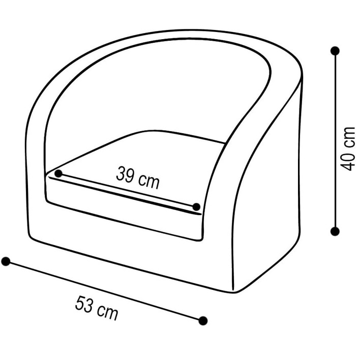 Дитяче крісло MISIOO від 1 року - Преміальне дитяче крісло, стійке та м&39яке, з ергономічною м&39якою підкладкою, 40x53x36 см - Дитяче крісло від 1 року, зелений вельвет