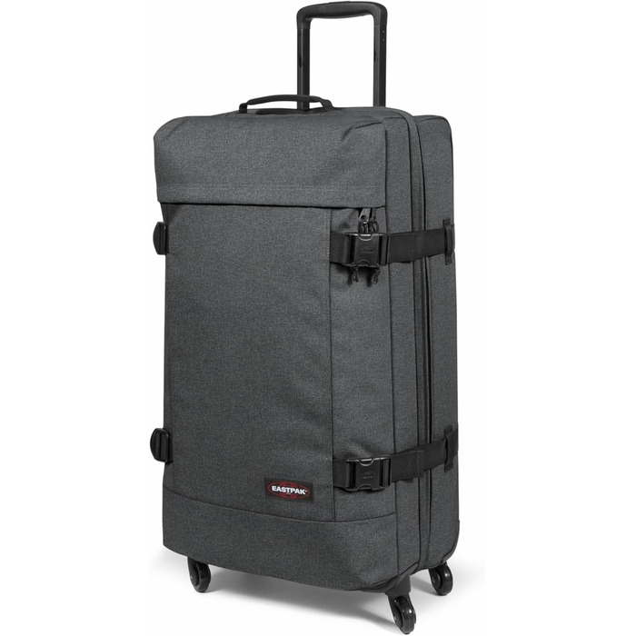 Валіза EASTPAK TRANS4 L, 75 x 41 x 28 см, 80 л - чорний денім (сірий) Black Denim01