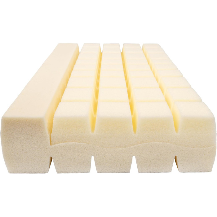 Подушка для шиї Traumschloss Premium Plus - Подушка для голови виготовлена з високоякісної в&39язкопружної піни RG85 для оптимального розслаблення шиї з екологічно чистим чохлом - Можна прати та гігієнічна - 30x60 см - Висота 10 см