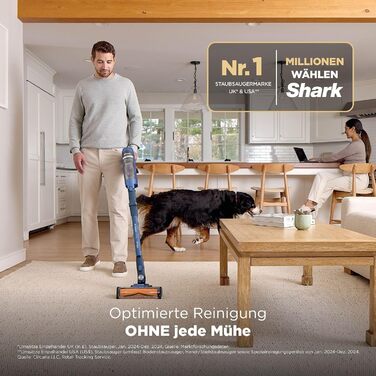 Акумуляторний пилосос Shark Detect Speed Clean & Empty Pet Pro, шалфейно-сірий (для власників тварин автоспущення сміття)