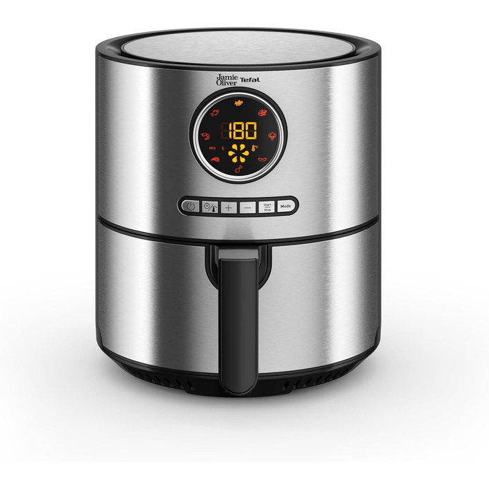 Фритюрниця Jamie Oliver від Tefal, ємність 4,2 л, 8 автоматичних програм, цифровий сенсорний дисплей, EY11JD10