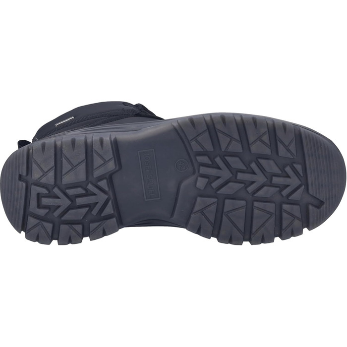 Чоловічі класичні ботильйони Josef Seibel Alaska, розмір 52, ширина G (звичайна), знімна устілка, водонепроникні, розмір 45 EU, чорні