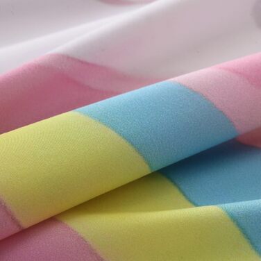 Підковдра та наволочка MUSOLEI Єдиноріг для дітей Рожевий Фіолетовий Синій Білий Зелений Небесно-блакитний і райдужний Єдиноріг М'