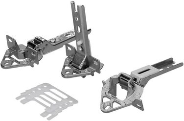 Петлі для дверей, сумісні з Bosch Siemens 00268699 / 268699 для холодильника та морозильника - LUTH Premium Profi Parts, 3