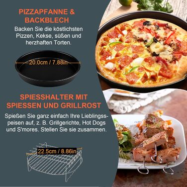 Аксесуари для фритюрниці XXL Аксесуари для фритюрниці XL 5.5 л квадратні, гарячі аерофритюрниці з папером для випічки Підходить для фритюрниці COSORI Philips Innsky KLAMER 5.5 л 6.2 л