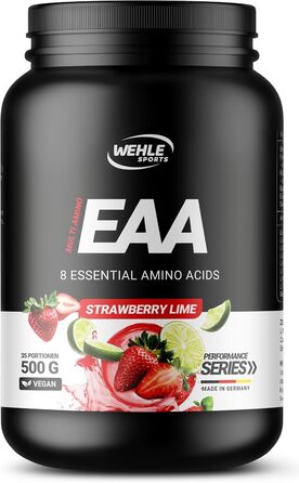 Порошок Wehle EAA, полуниця-лайм, 500 г
