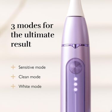 Ліловий, звукова зубна щітка з 300 днями роботи від акумулятора