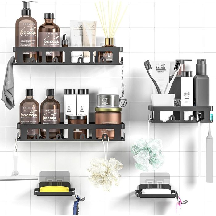 Поличка для душу без свердління, органайзер для ванної кімнати, поличка для душу без свердління, поличка для ванної кімнати, прикр