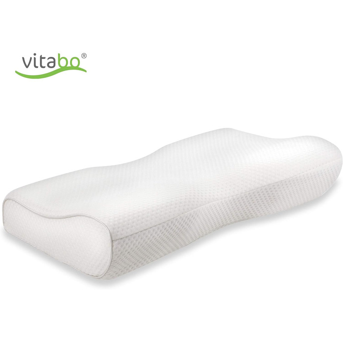 М&39яка подушка з піни з ефектом пам&39яті Велика ергономічна подушка-метелик подушка для підтримки шиї для сну на боці, виготовлена з в&39язкопружної піни