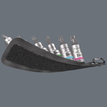 Набір біт Wera 05003997001 C 3, TORX HF Zyklop Bitnuss-Satz, Torx, з фіксатором, привід 1/2, 6 предметів