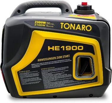 Двопаливний інверторний генератор - Портативний бензиновий/зріджений газорозподільний генератор потужністю 2300 Вт - 4-тактний аварійний генератор з системою AVR - Тихий, легкий, компактний - Можлива паралельна робота