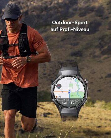 Розумний годинник HUAWEI Watch GT 6 Pro, GPS, ЕКГ, 1,47-дюймовий AMOLED-дисплей, до 21 дня роботи від акумулятора, комплексні функції для їзди на велосипеді, понад 100 спортивних режимів, сумісний з Android та iOS, моніторинг здоров&39я, чорний, автономни