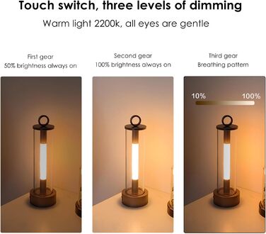 Ліхтарі для кемпінгу - Портативний підвісний ліхтар з 3 режимами роботи, 2000 мАг, акумуляторний світлодіодний кемпінговий ліхтар, до 18 годин роботи - Для дому, приміщень, спальні, на відкритому повітрі, походів, скелелазіння, подорожей, нічного сірого к