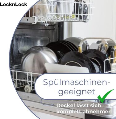 Контейнер Lock&Lock PP Classic для сипучих продуктів з кришкою з мірним стаканом 12 л 35 x 23 x 27 см Герметичний контейнер для зберігання круп, цукру, борошна та інших сипучих продуктів 12 л
