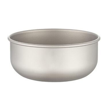 Легка титанова миска Портативна титанова миска для кемпінгу Надлегка титанова миска Миска/тарілка для пасти, миска для фруктів, портативні десертниці для походів, кемпінгу, піших прогулянок, пікніків, придатна для миття в посудомийній машині