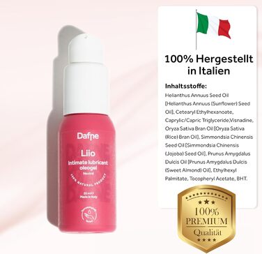 Преміальний лубрикант Розроблено спільно з провідним гінекологом Монікою Кальканьї Сприяє самопочуттю завдяки Visnadin Для жінок, чоловіків та пар Сумісний з латексом, веганський, 50 мл