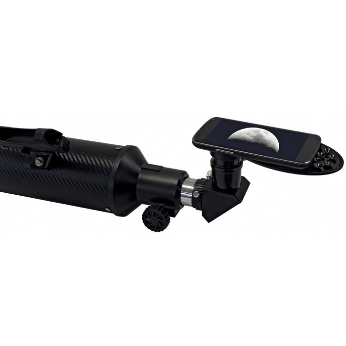 Телескоп Bresser Taurus 90/900 NG Carbon з сонячним фільтром і адаптером для смартфона (4512909)