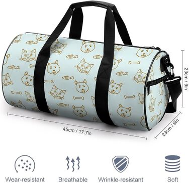 Дорожня сумка-циліндр з квітковим візерунком, спортивна сумка для чоловіків та жінок, сумка-мішок, спортивна сумка