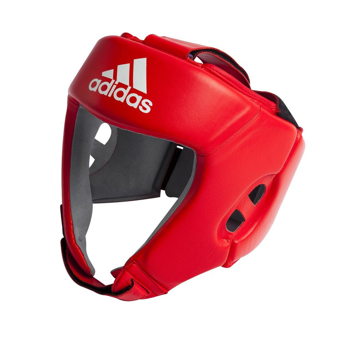 Боксерський шолом Adidas AIBA M червоного кольору