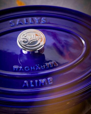 Чавунна жаровня Sally's Alime (Королівська блакитна майоліка)