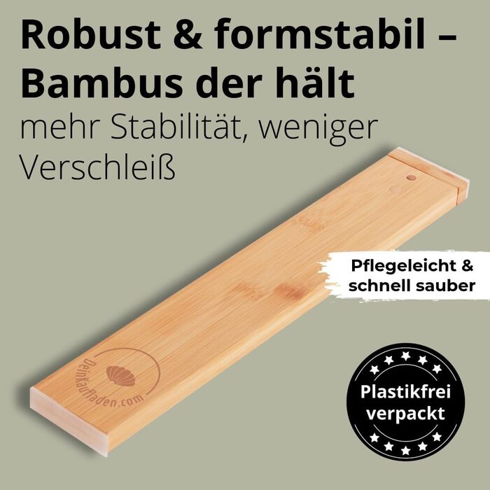 Регульовані бамбукові роздільники для шухляд Дерев&39яний органайзер для шухляд та роздільники для оптимальної організації Роздільники для шухляд (45-53 см)