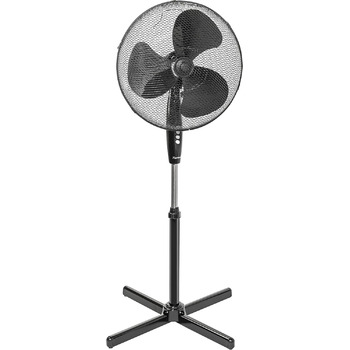 П'єдестальний вентилятор Bestron з трьома швидкостями, вентилятор з функцією обертання на 75 і регулюванням висоти до 122 см, Ø 45