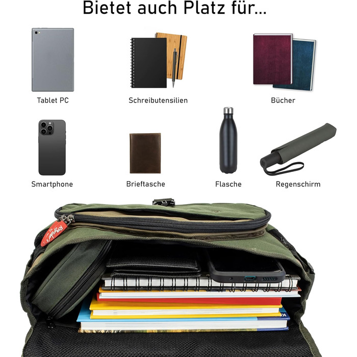 Сумка на плече Roy Fishers Selection-X Сумка-мессенджер Чоловіча сумка для роботи Шкільна сумка для зошитів