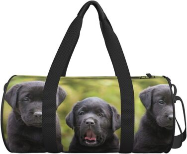 Велика дорожня сумка Гавайська Пальма Легка та міцна Ідеальний подарунок для походів, відпусток, ділових поїздок та іншого, Лабрадор Ретрівер, Універсальний розмір