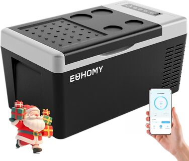 Компресорний холодильник 18 л, автомобільний холодильник -20 20, портативний холодильник 12/24V DC 100-240V AC, портативна морозил