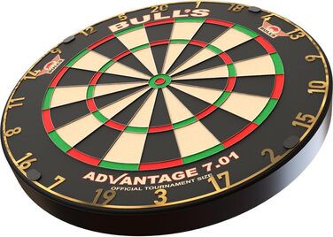 Професійна мішень для дартсу Bull&39s Advantage 701 Преміальний африканський сизаль Офіційний турнірний розмір Ультратонкий дріт для ножа Міцний та простий у складанні