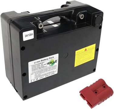 Акумулятор 24V для електричних інвалідних візків (12Ah / 15Ah / 18Ah / 20Ah) з роз’ємом Anderson