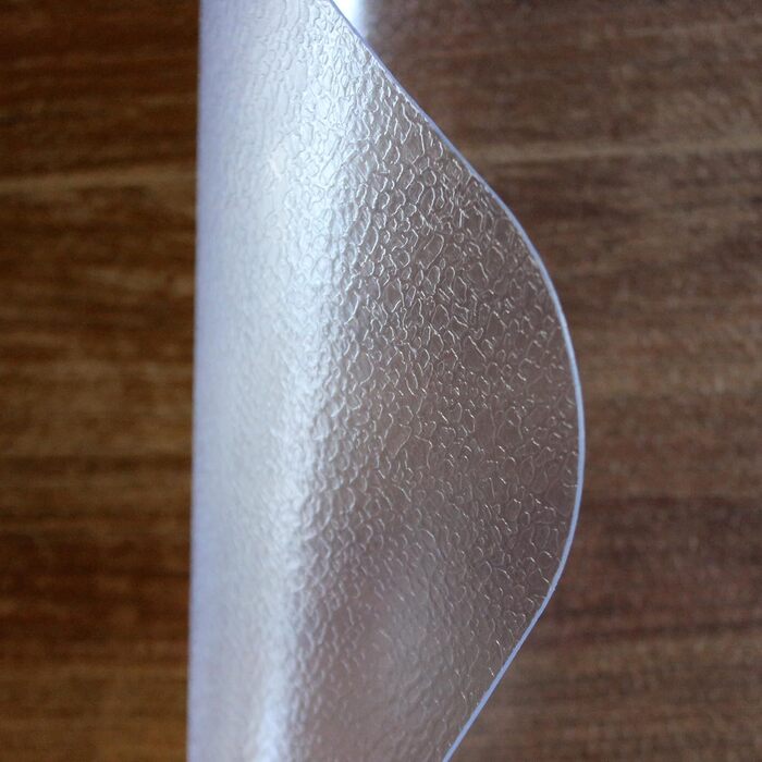 Захисний килимок для підлоги Marvelux Clear, багатоцільовий захисний килимок з ПВХ для твердої підлоги 75 x 120 см, міцний водонепроникний пластиковий килимок для підлоги, прямокутний килимок для дому та офісу