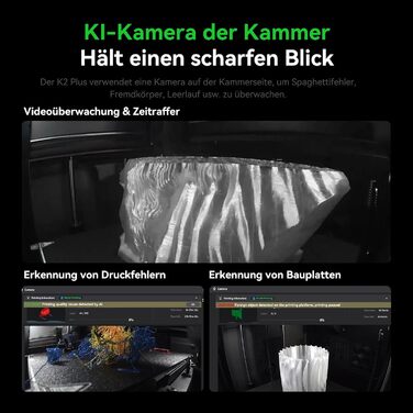 Принтер Creality K2 Plus, Smart CFS (CFSx4 доступний у 16 кольорах), система крокового серводвигуна, подвійні камери штучного інте