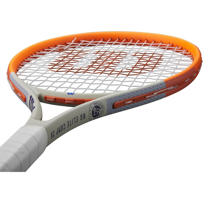 Тенісна ракетка Wilson Roland-Garros Elite Comp Jr 26 — офіційна юніорська модель у стилі легендарного турніру Roland-Garros