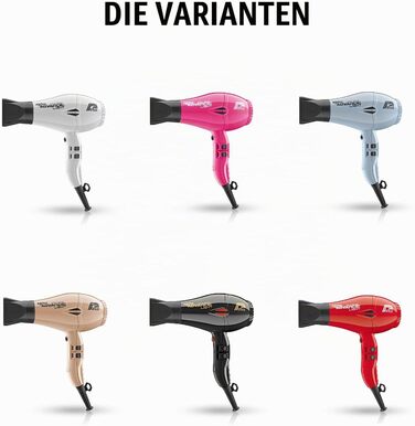 Професійний іонізуючий фен Parlux Advance Light Ionic & Ceramic, чорний (без насадки Softstyler)