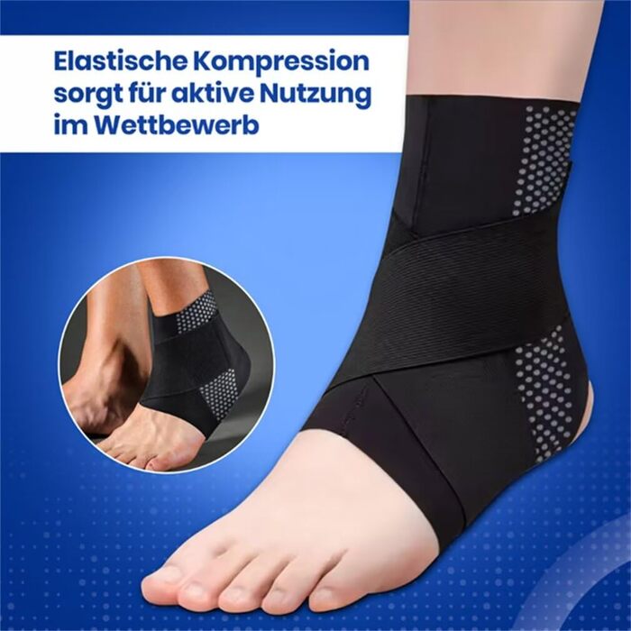 Активний захисний бандаж SWZEC Amalios AnkleGuard AnkleGuard L Black