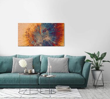 Абстрактний живопис 120 шт. 60 см Панорама полотна Картина XXL розмір Настінне мистецтво Вітальня Декоративне мистецтво Принти