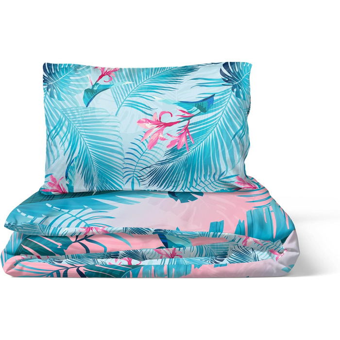 Постільна білизна Jay Franco Disney Lilo and Stitch з квітковим принтом для однієї особи - комплект дитячої постільної білизни, вк