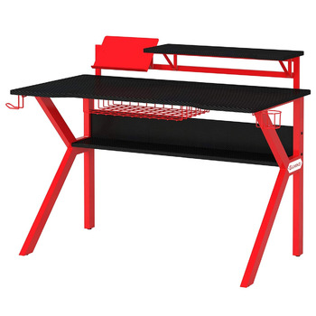 Комп&39ютерний стіл чорний/червоний - GT-006/8394