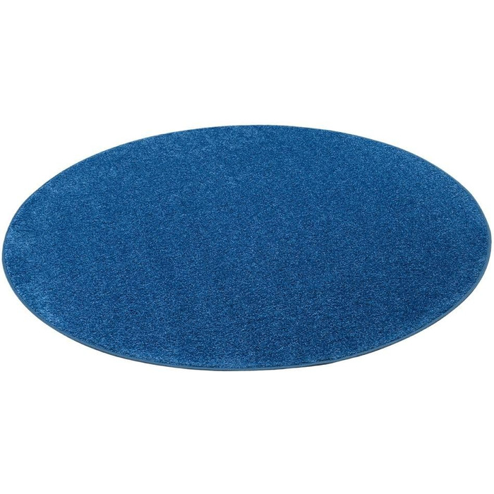 Круглий килим Shaggy Cottage синій в 7 розмірах 240 см круглий