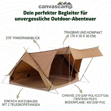 Намет Altai на 3 особи Панорамний намет для глемпінгу з оглядом 270 Ідеальний намет для кемпінгу на свіжому повітрі для фестивалів, намет для глемпінгу та хребта, водонепроникний намет на 3 особи Розкішний намет Намет для кемпінгу