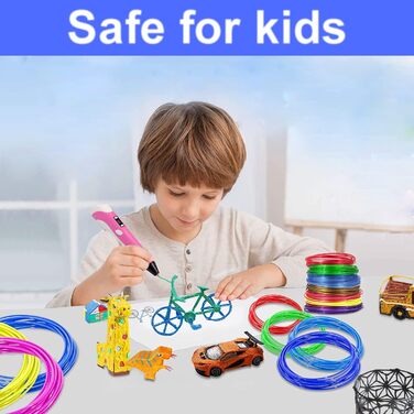 Мм, 12 кольорів 3D Printing Pen Filament PLA, кожен колір 3 метри, загальна 36 метрів, PLA 3D Pens Filament Filament для MYNT3D, SCRIB3D 3D ручок і принтерів, 3D Pen Filament Filament PLA 1,75